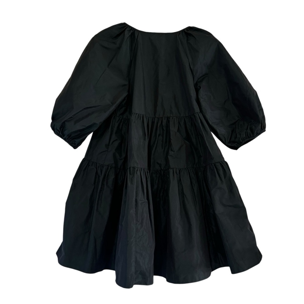 NWT!! Aritzia Wilfred Scarab Green Womens Puff Mini Dress Size XS - Picture 2 of 11